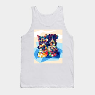 cats and dogs Tank Top